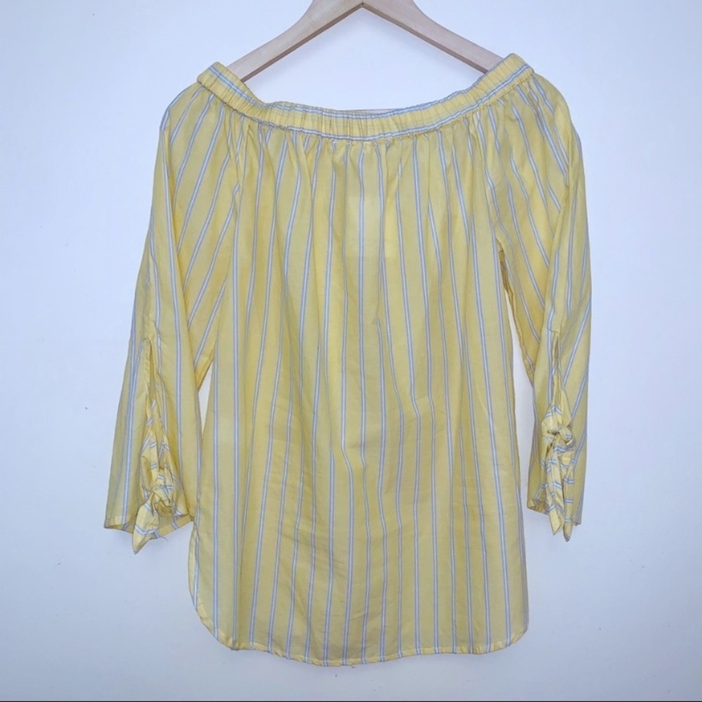NWT BeachLunchLounge Off-The- Shoulder Blouse - Picture 9 of 9
